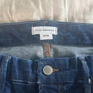 Good American ALWAYS FITS GOOD LEGS SKINNY CROPPED JEANS |INDIGO507 / 14…